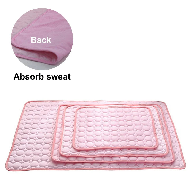 Cooling Summer Pad Mat For Dogs Cat Breathable Washable For Small Medium Large Dogs