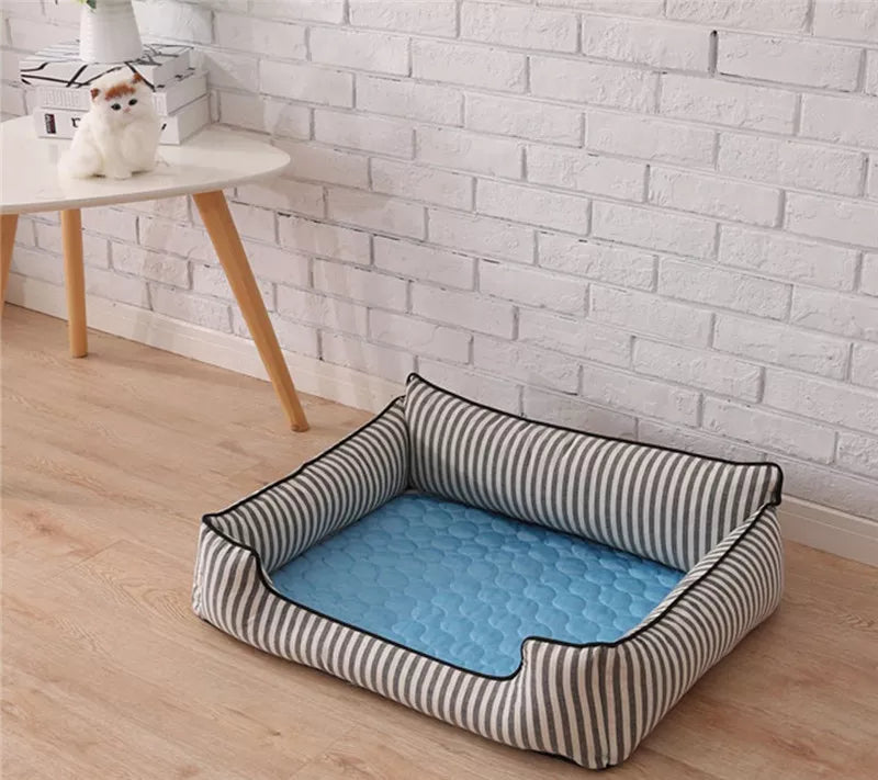 Cooling Summer Pad Mat For Dogs Cat Breathable Washable For Small Medium Large Dogs