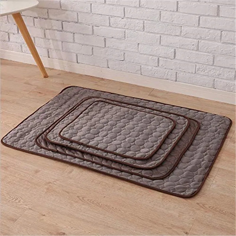 Cooling Summer Pad Mat For Dogs Cat Breathable Washable For Small Medium Large Dogs