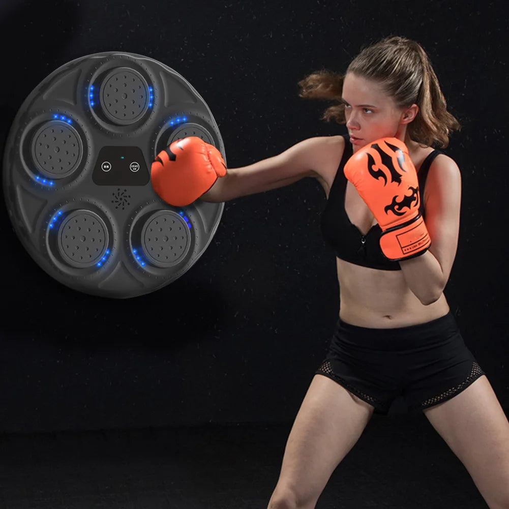 Smart Music Boxing Machine with Lights Wall Hanging Sandbag Target For Kids Adults