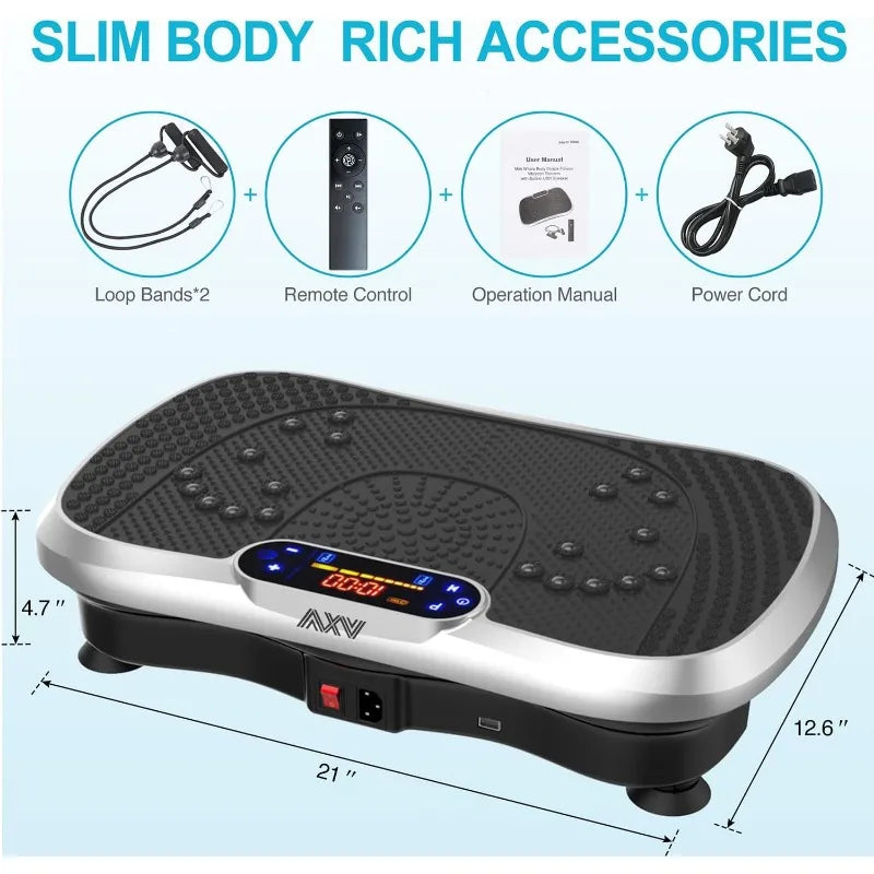 Vibration Plate; Fitness Platform Exercise Machine; Vibrating Lymphatic Drainage; Full Body Shaker