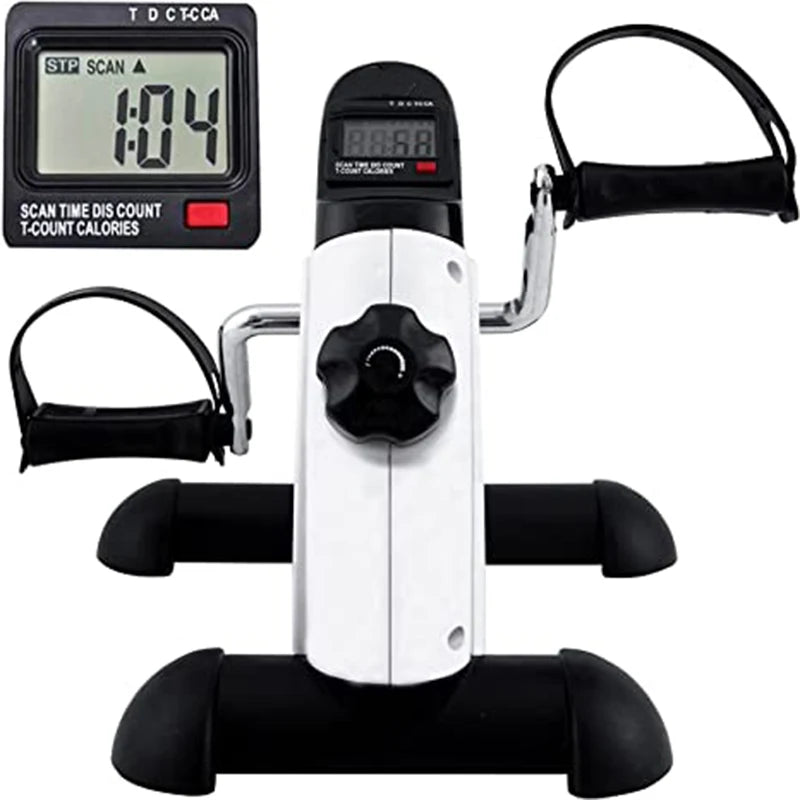 Under Desk Bike Pedal Exerciser For Arms And Legs  With LCD Display