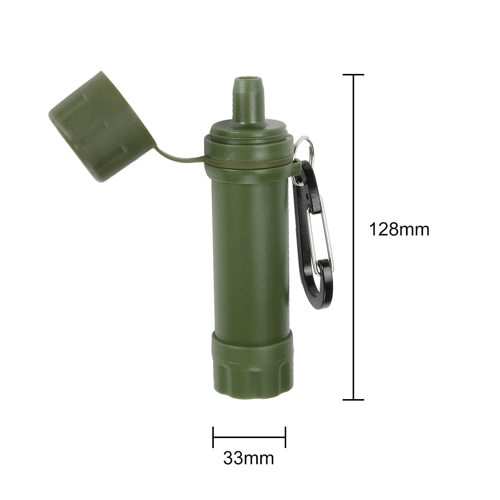 Outdoor Drinking Water Filtration/Purifier; Emergency Life Portable Survival Straw; Water Filter Multifunctional Drinking Tools