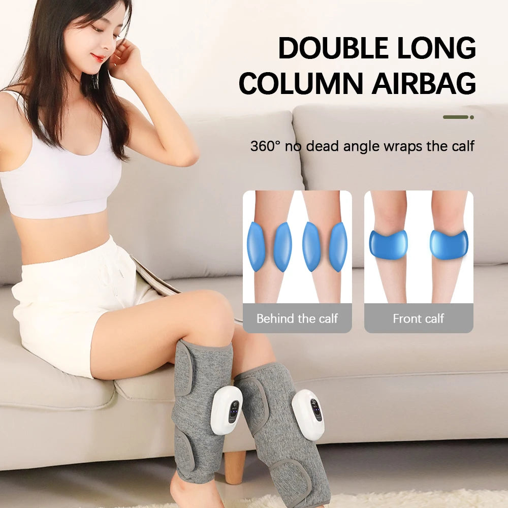 Air Pressure Calf Massager For Arthritis Knee Pain Relief Kneading Leg Massager