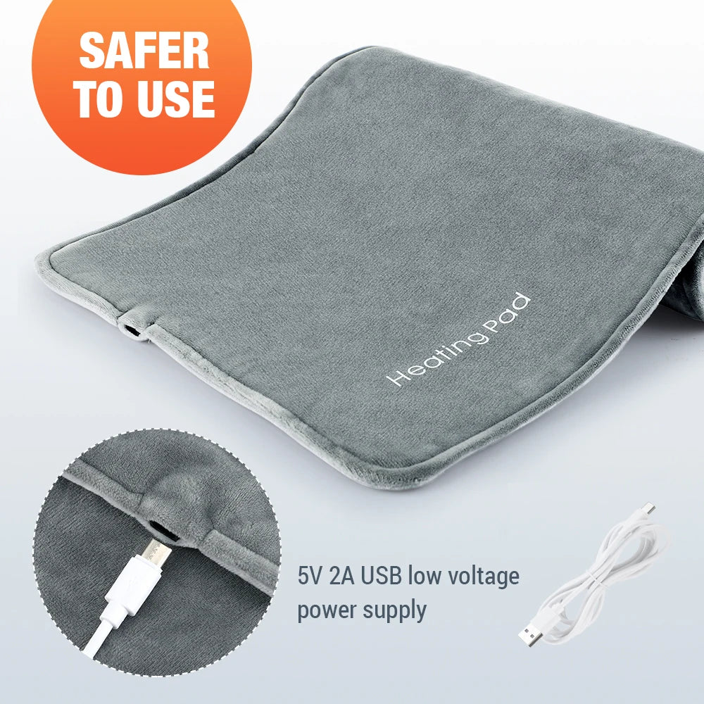 USB Electric Heating Pad Abdomen Waist Back Pain Relief