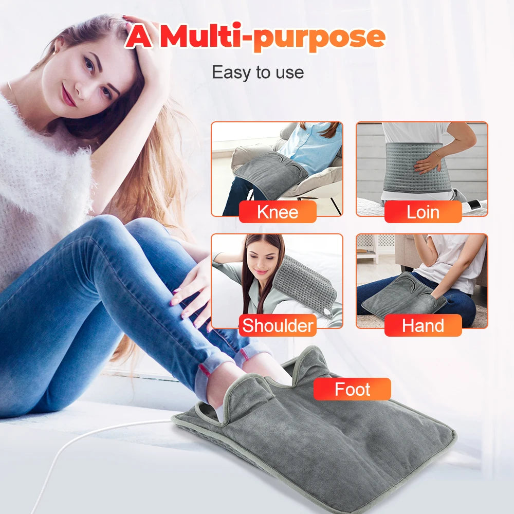 Electric Heating Pad for Shoulder Back Arthritis Pain Relief/Foot Warmer