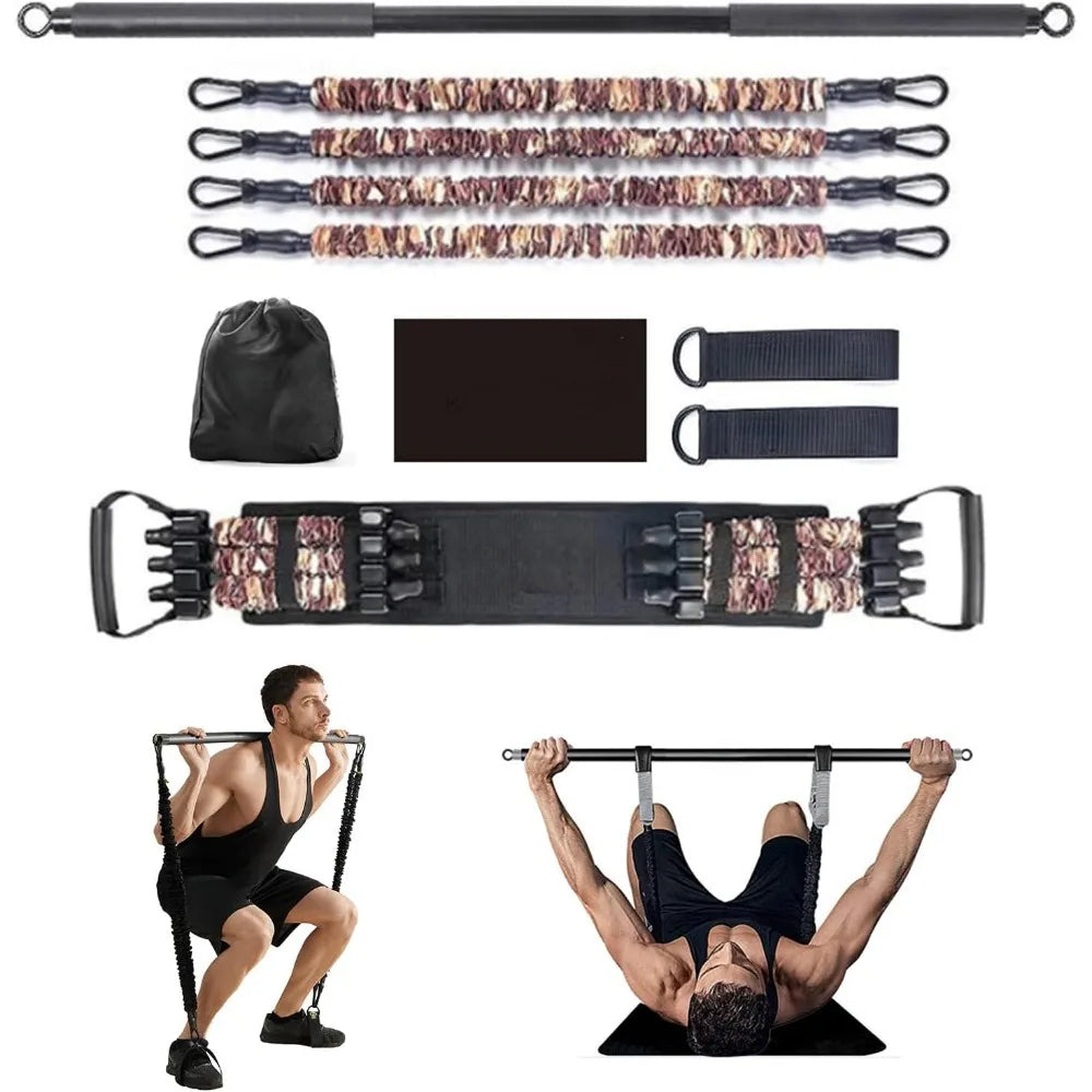 Portable bench press resistance bands