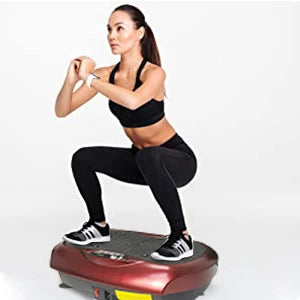 Vibration Plate Exercise Machine - Whole Body Workout Vibration Platform; Lymphatic Drainage Machine