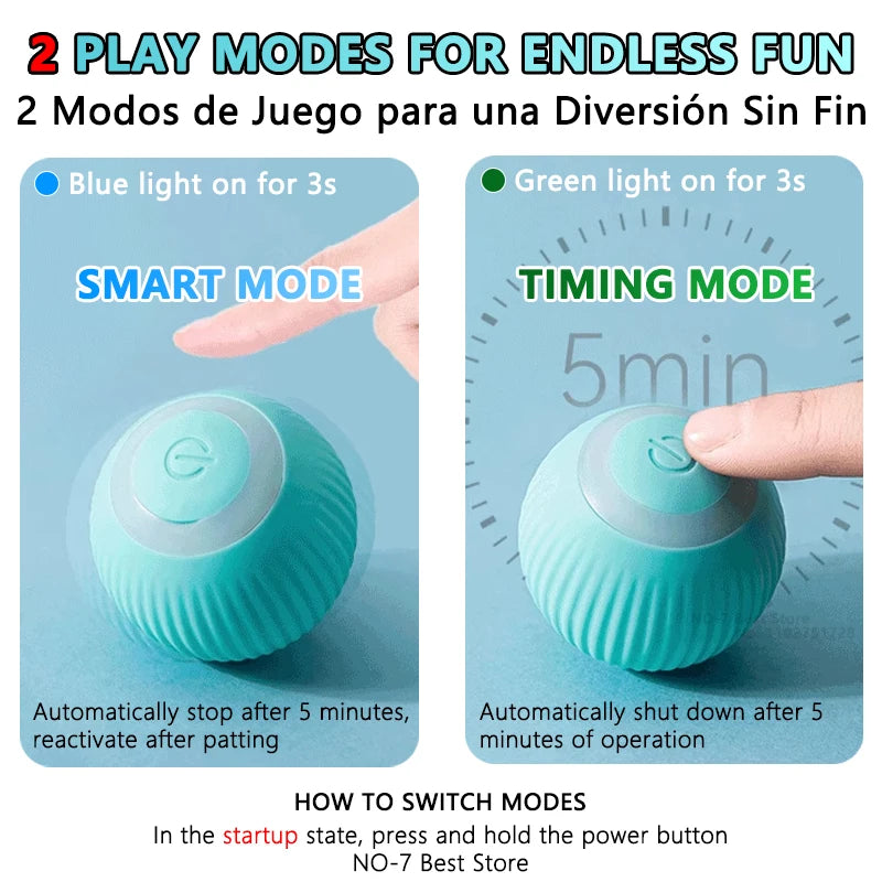 Cat Interactive Ball Smart Toys Electronic  Automatic Rolling Magic Ball