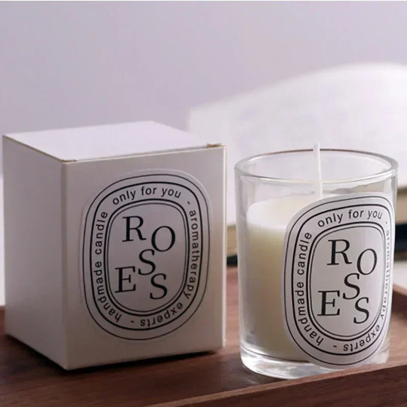 Romantic Transparent Scented Fragrance Candle Jars