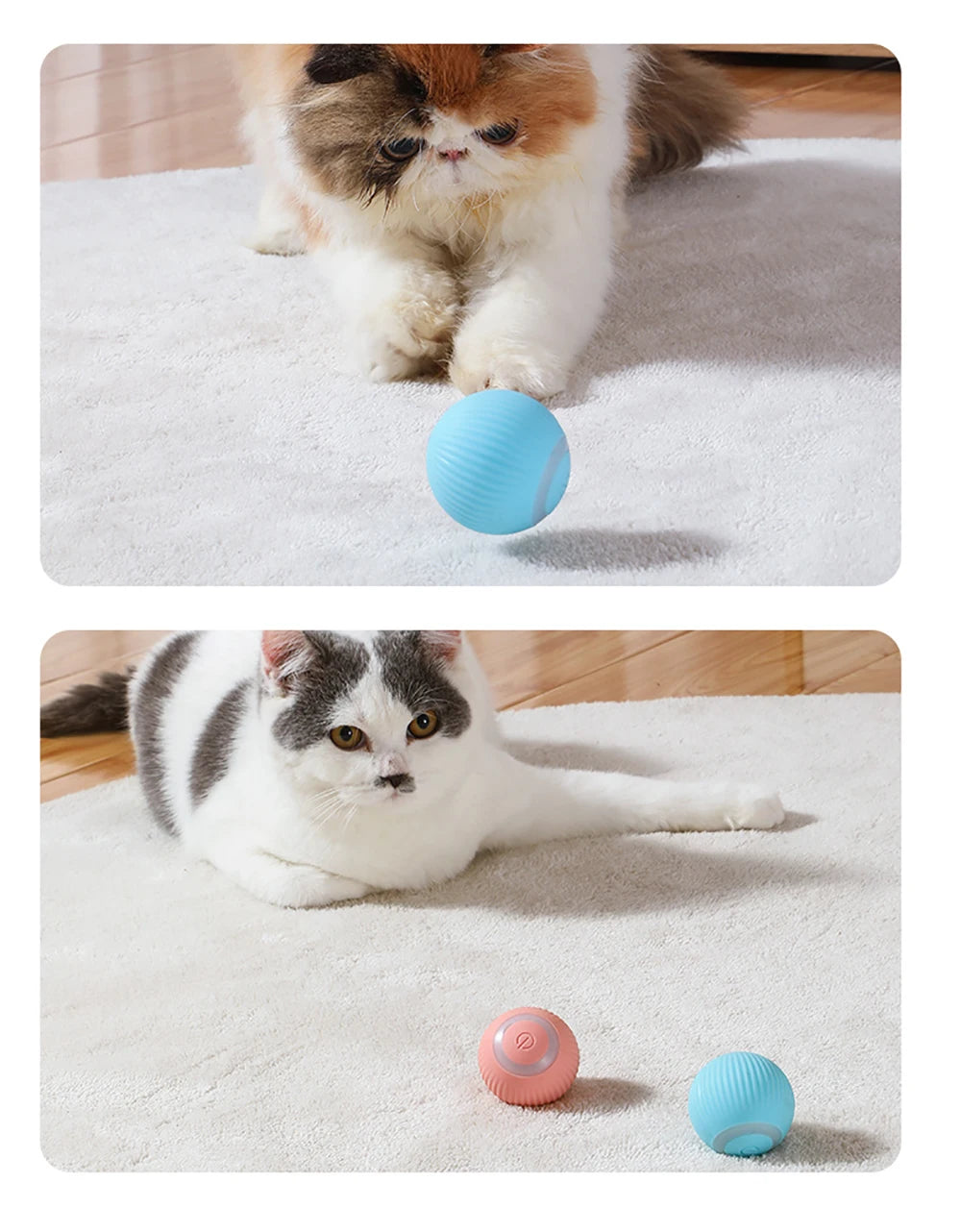 Cat Interactive Ball Smart Toys Electronic  Automatic Rolling Magic Ball