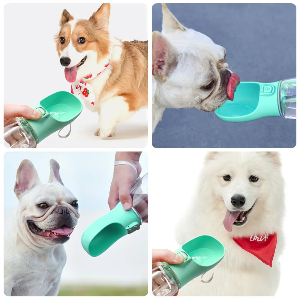 Portable Dog Water Bottle For Small Large Dogs Cat Outdoor Leakproof Walking Drinking Bowls