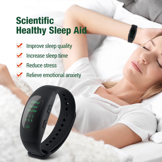 Micro-current Intelligent Sleep Aid Device Hypnosis Insomnia Wristband Watch