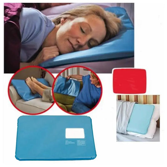 Cool Mat/Pad, Gel Pillow Chilled for Comfortable Sleeping