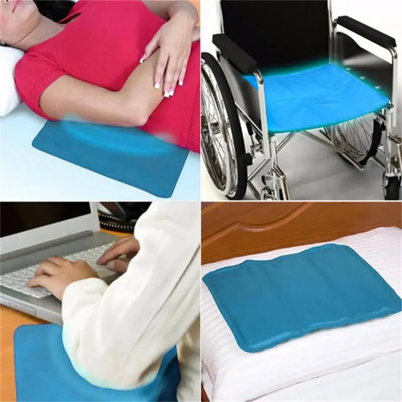 Cool Mat/Pad, Gel Pillow Chilled for Comfortable Sleeping