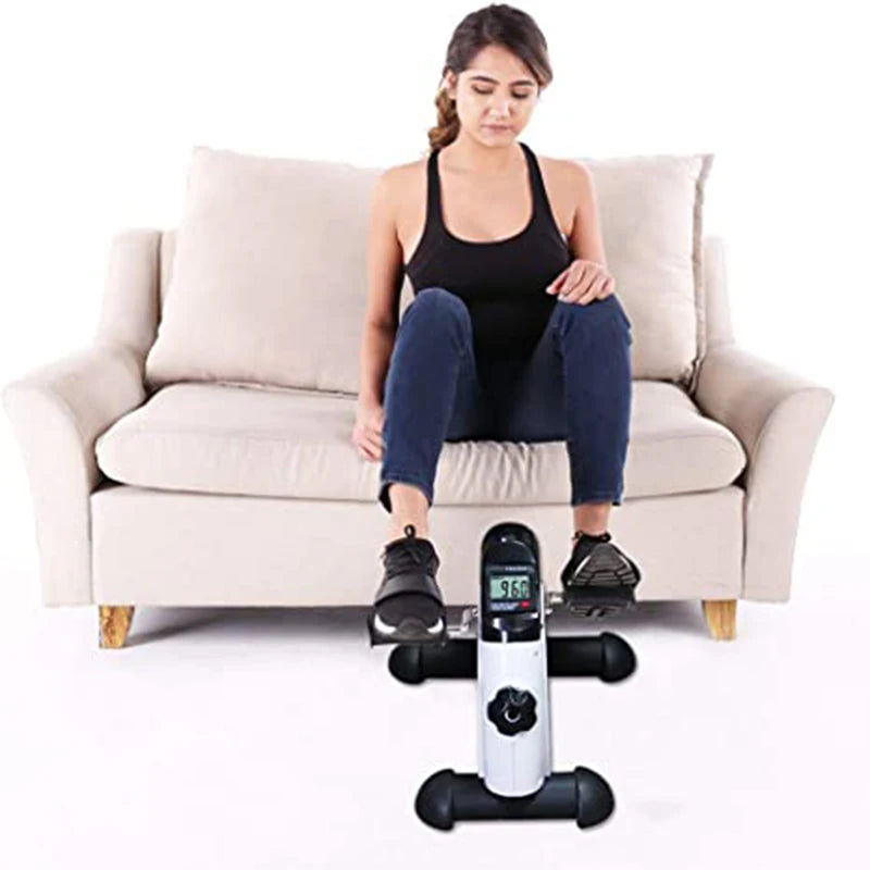 Under Desk Bike Pedal Exerciser For Arms And Legs  With LCD Display