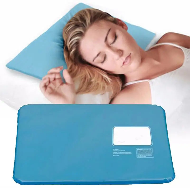 Cool Mat/Pad, Gel Pillow Chilled for Comfortable Sleeping