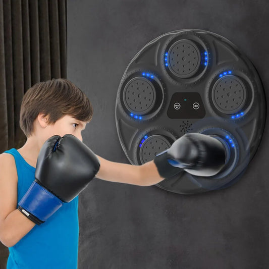 Smart Music Boxing Machine with Lights Wall Hanging Sandbag Target For Kids Adults
