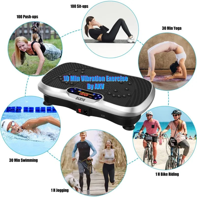 Vibration Plate; Fitness Platform Exercise Machine; Vibrating Lymphatic Drainage; Full Body Shaker