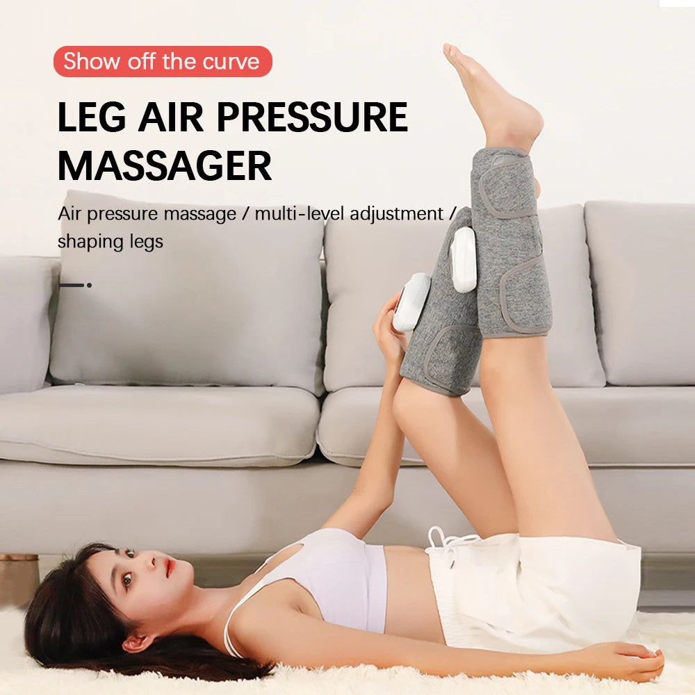 Air Pressure Calf Massager For Arthritis Knee Pain Relief Kneading Leg Massager