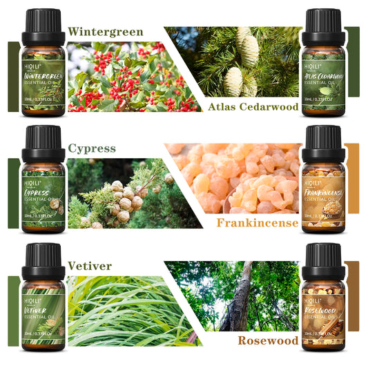 Woodsy Aromatherapy, Diffuser Oil Set