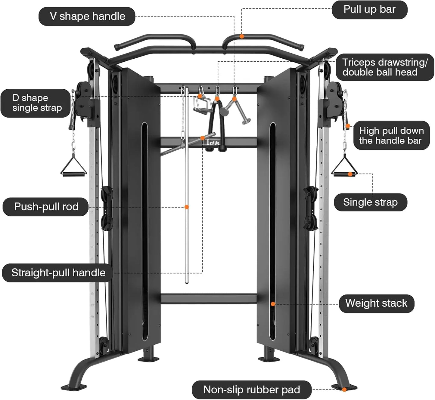 Commercial Cable Crossover Machine