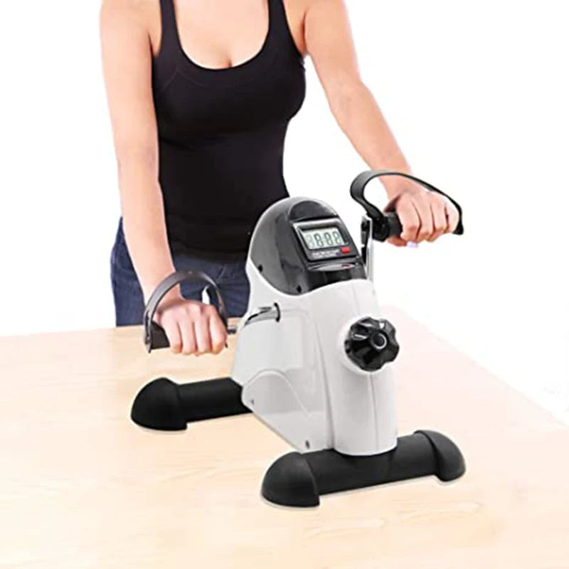 Under Desk Bike Pedal Exerciser For Arms And Legs  With LCD Display