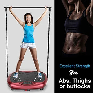 Vibration Plate Exercise Machine - Whole Body Workout Vibration Platform; Lymphatic Drainage Machine