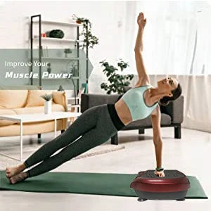 Vibration Plate Exercise Machine - Whole Body Workout Vibration Platform; Lymphatic Drainage Machine