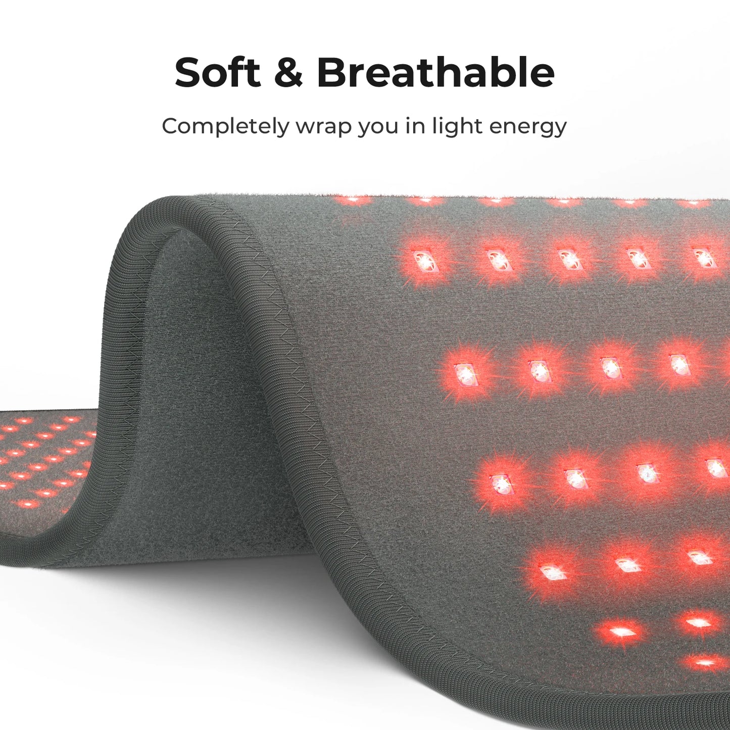 Red Light Therapy Pad,  LED Infrared Back Massager, Skin Care Infrared Light Therapy, Yoga Mat Muscle Massage Cushion