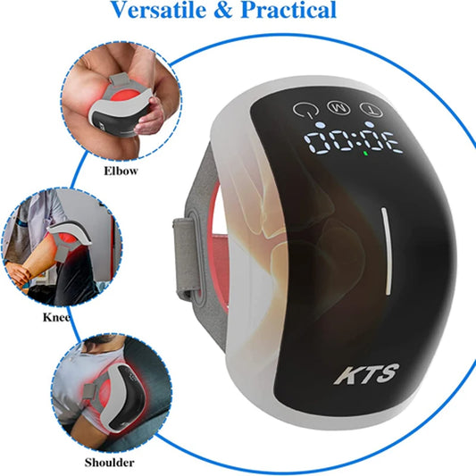 KTS Red Light Therapy for Knee Pain Relief; 315 LED Diodes, 660nm 880nm Infrared LCD Display Physiotherapy Rehabilitation Device