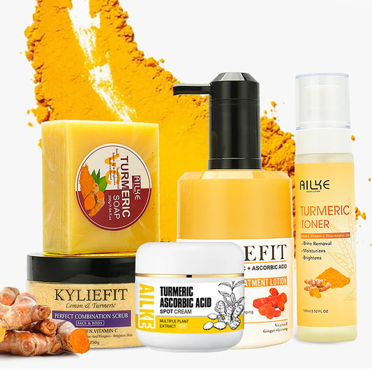 Organic Turmeric Skin Care, Brightens,  Exfoliates, Improve Dry Skin