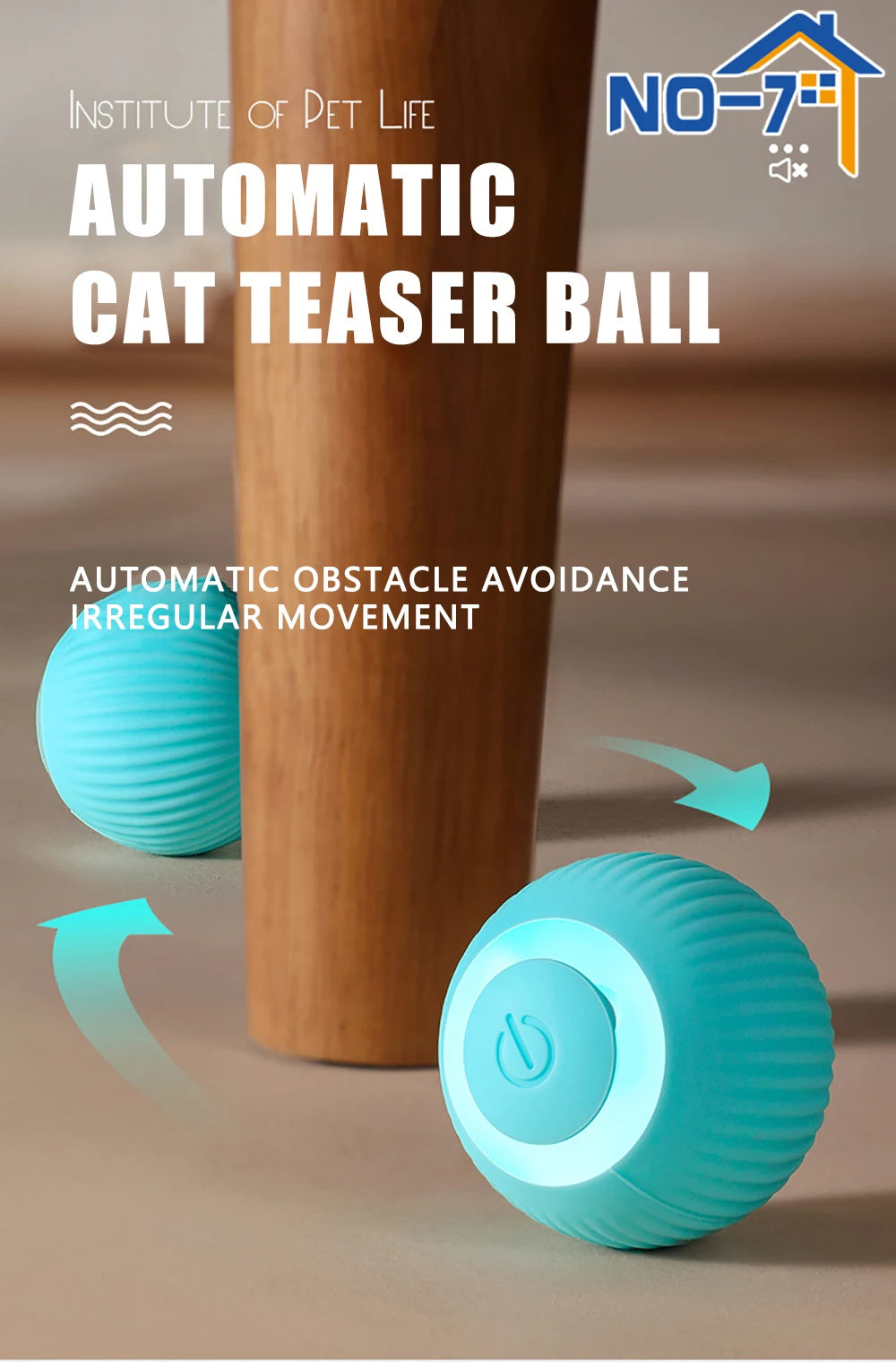 Cat Interactive Ball Smart Toys Electronic  Automatic Rolling Magic Ball